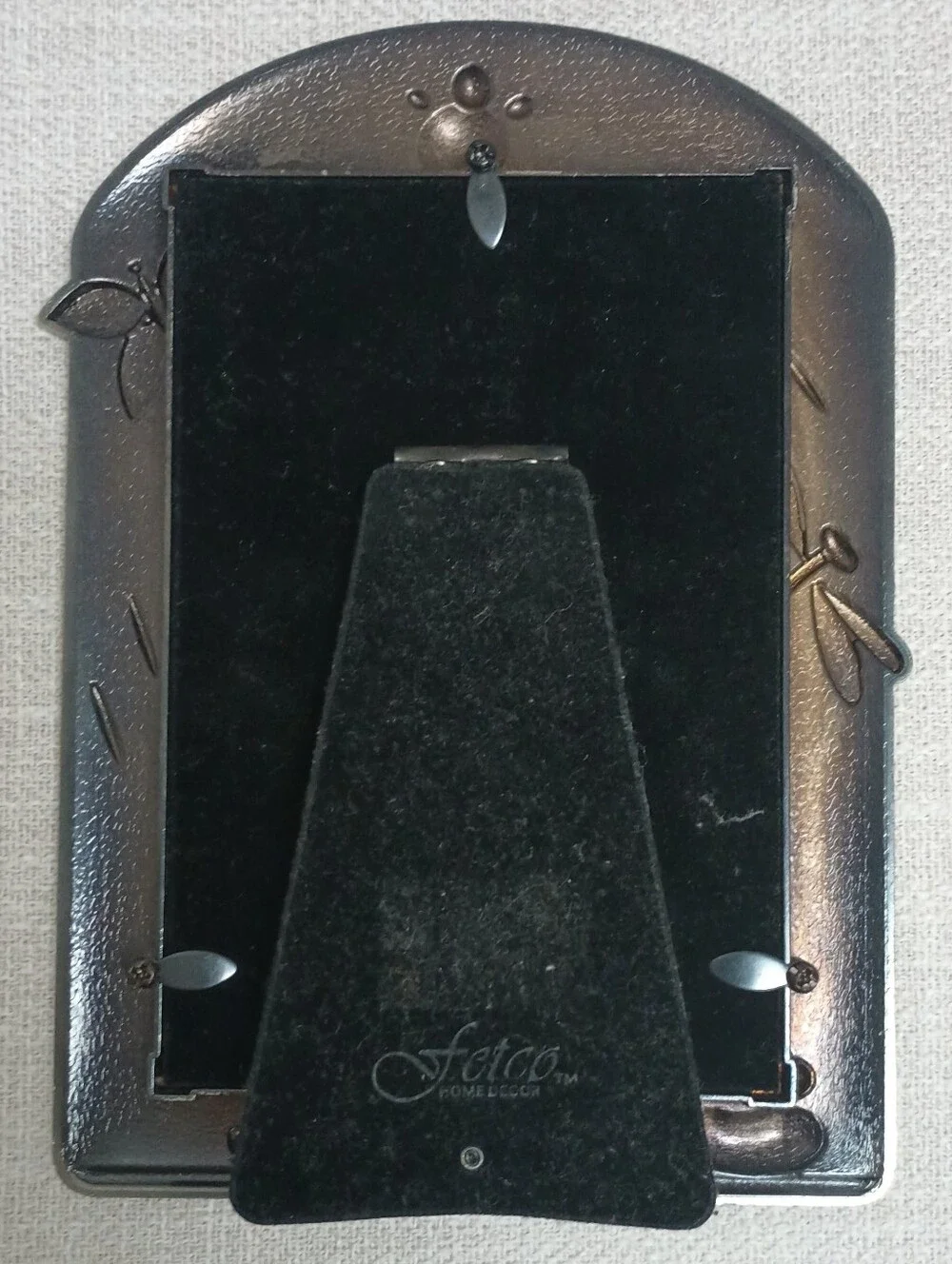 Fetco Pewter Whimsical Duck & Dragonfly Picture Frame 4x6